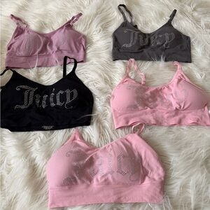 SOLD DEPOP Juicy Couture Sports Bras (pink, purple black & grey)